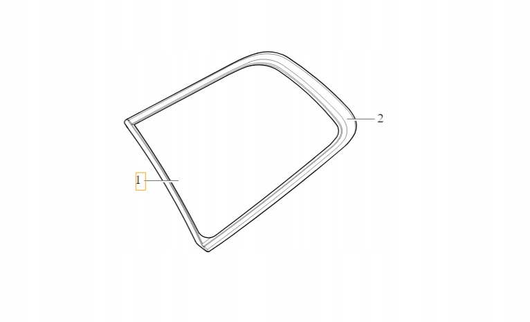 VOLVO XC60 II szyba boczna tylna lewa 32244125 323