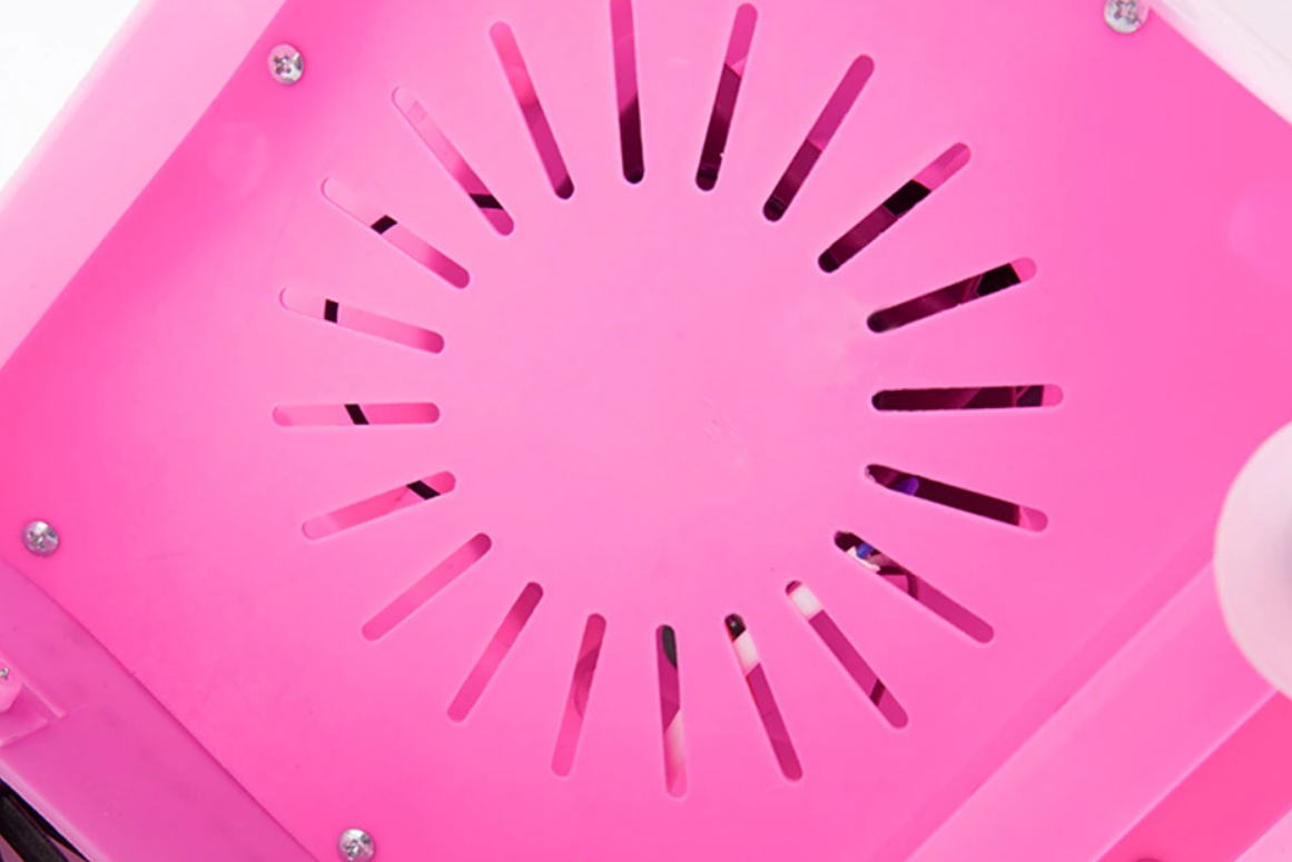 MASZYNA MASZYNKA WATY CUKROWEJ DOMOWA WATA CUKROWA RÓŻOWA PATYCZKI MAŁA Głębokość produktu 30 cm