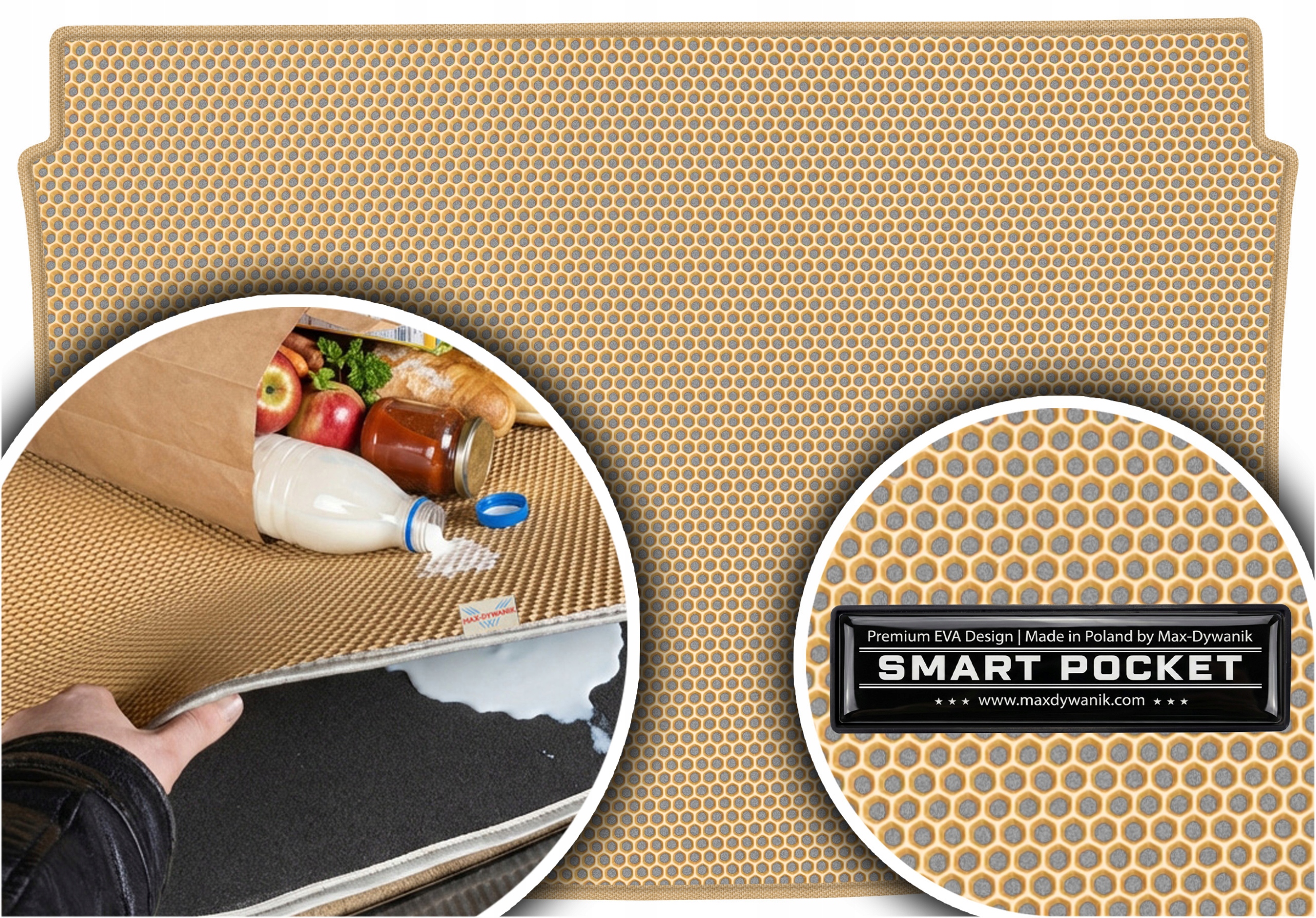 Seat Arona Crossover 2017 Vložka do batožinového priestoru Eva Smart Pocket Béžová