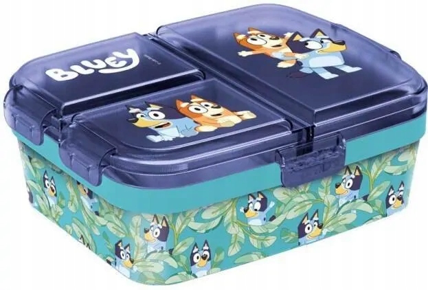 ŚNIADANIÓWKA LUNCHBOX BLUEY XL Z PRZEGRODAMI