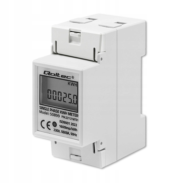 

Licznik jednofazowy energii prądu 230V 2P 5(60)A