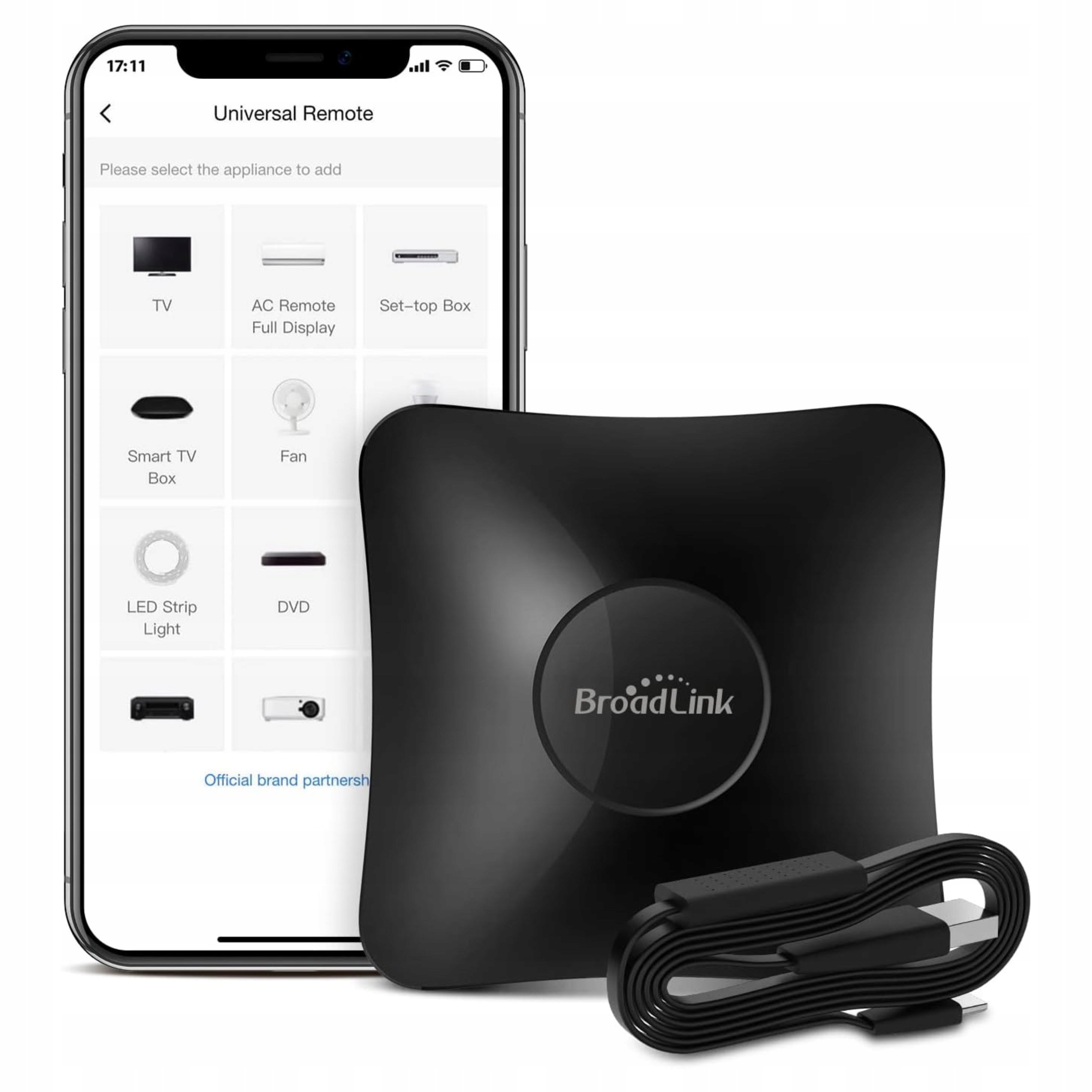 Inteligentní Wi-Fi Ir/rf koncentrátor se snímačem teploty vlhkosti