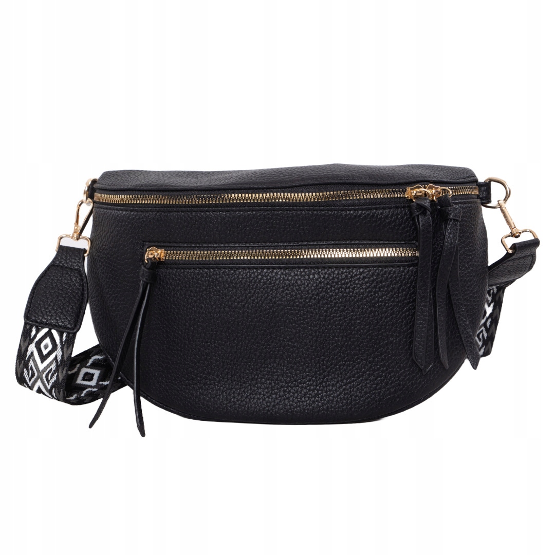 Černá kabelka ledvinka Uni.