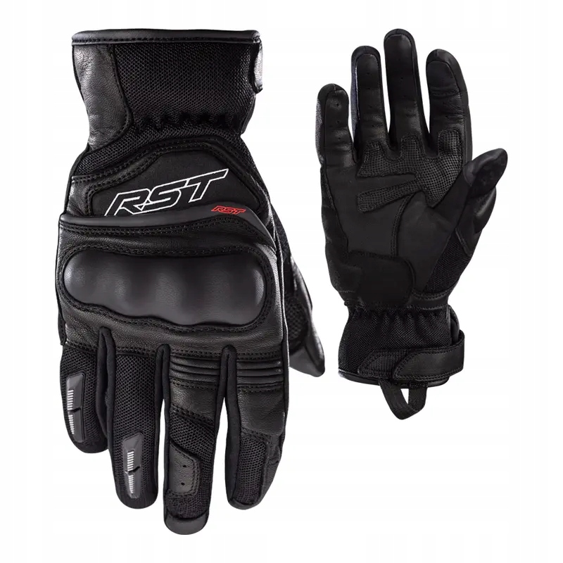 Krátke moto rukavice na leto Rst Urban Air 3 Mesh Ce Black S