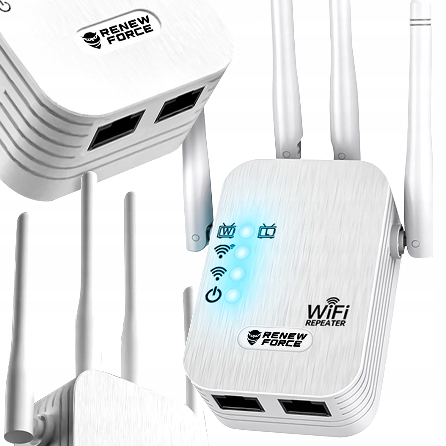 Zesilovač signálu WiFi sítě 5 GHz Silný 1200 Mb/s Dosah WiFi Repeater 4v1