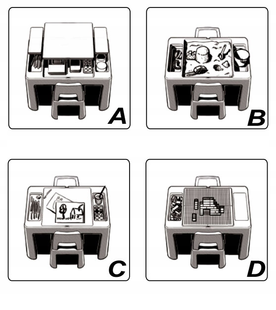 Komplet stolik + dwa krzesełka, plansza do lego TEGGI MULTIFUN Marka Tega Baby
