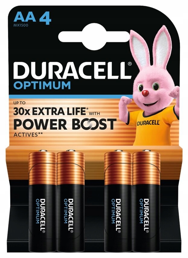 Bateria Alkaliczna LR-6 Aa (blister 4 szt.) Optimum Duracell