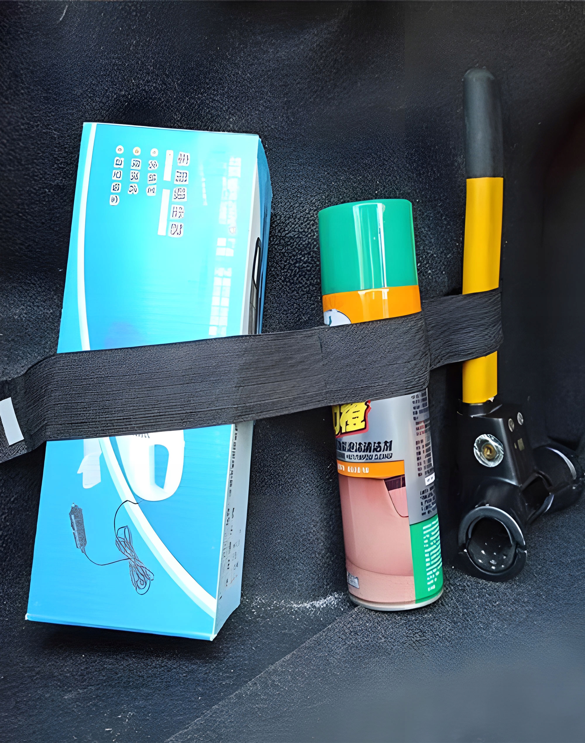 5x ORGANIZER PASEK DO BAGAŻNIKA SAMOCHODOWY DO AUTA RZEPY 60 CM MOCNA GUMKA Numer katalogowy producenta Organizer rzep do auta