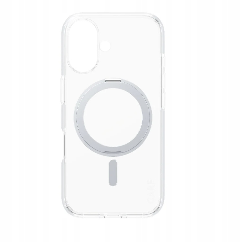 Care by PanzerGlass Obal s funkciou strieborného stojana a MagSafe pre iPhone 16