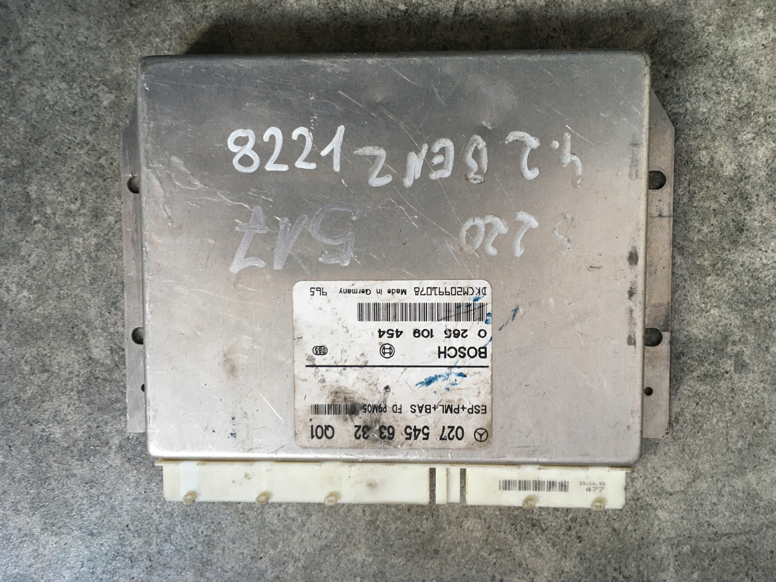 MERCEDES W220 модуль драйвера 0275456332