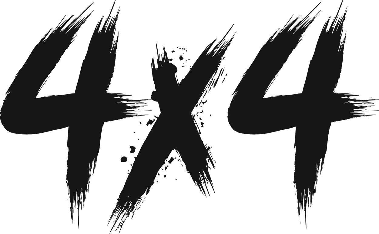 NAKLEJKA NA AUTO JEEP 4X4 OFF ROAD 24X15cm Numer katalogowy producenta MG399