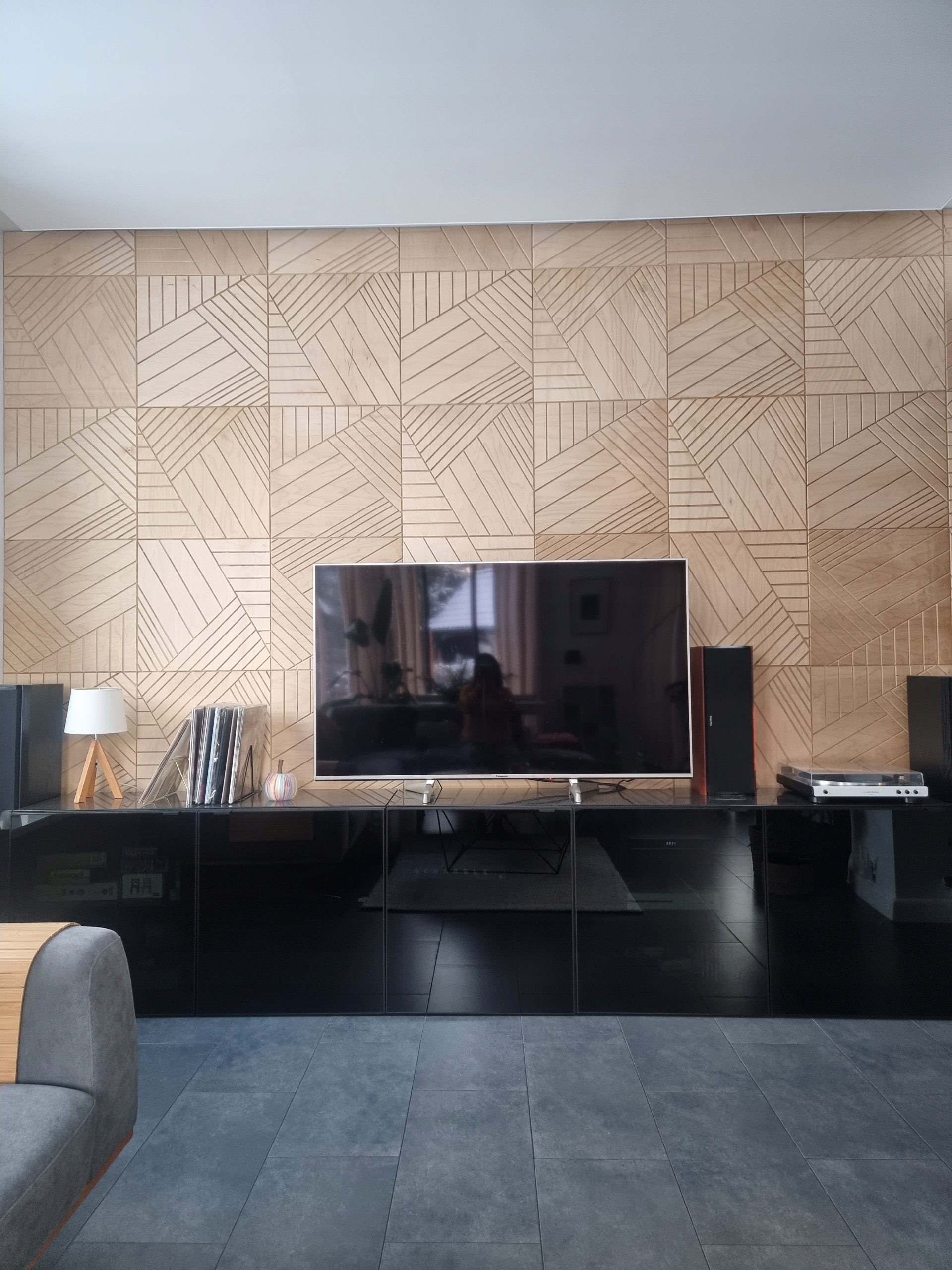 Trelis- panel ścienny drewniany 3D -Lewy Producent inna