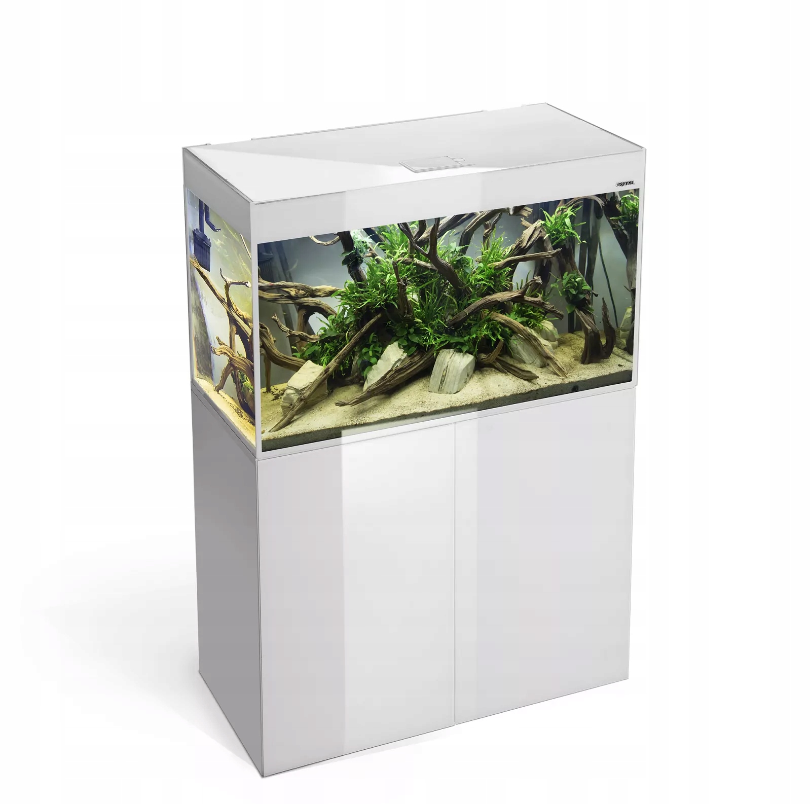 Aquael Zestaw Glossy St 100 D&n Biały Szafka