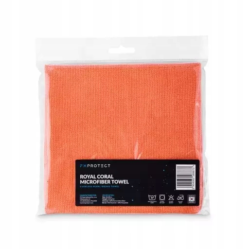 Fx Protect Royal Coral Microfiber Towel 40x40cm 320gsm
