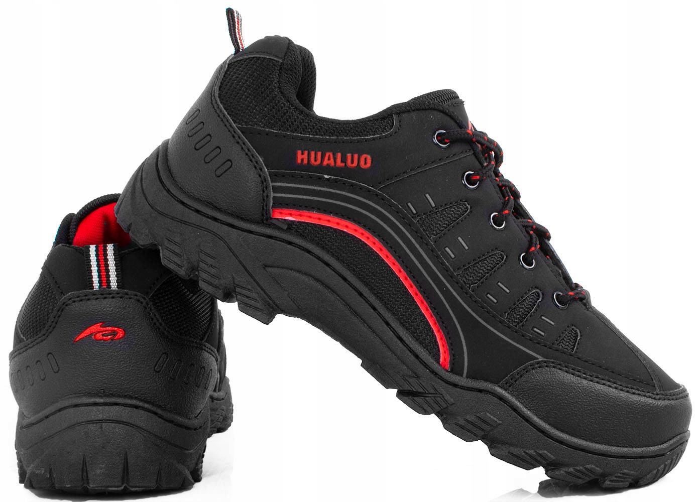 CZARNE MĘSKIE BUTY TREKKINGOWE 44