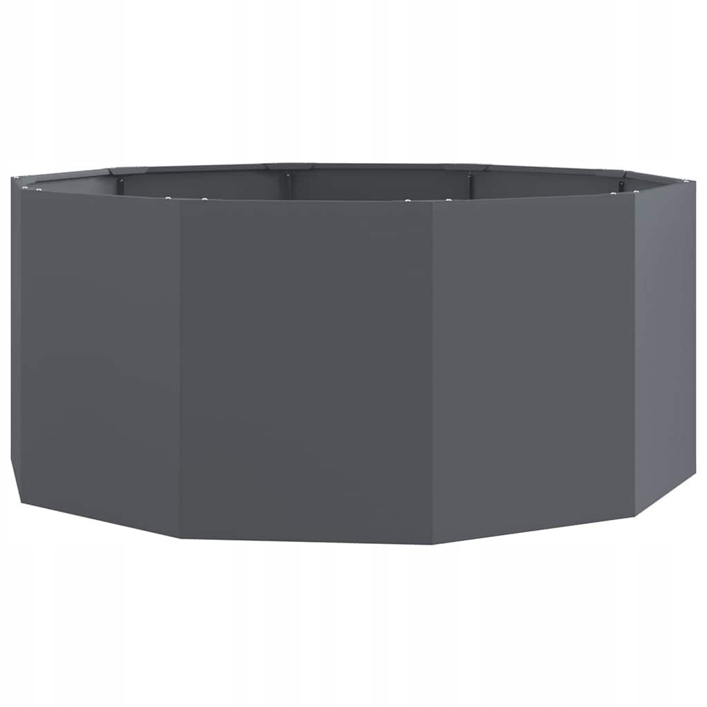 Donica Antracyt 120 x 120 x 50 cm Stal