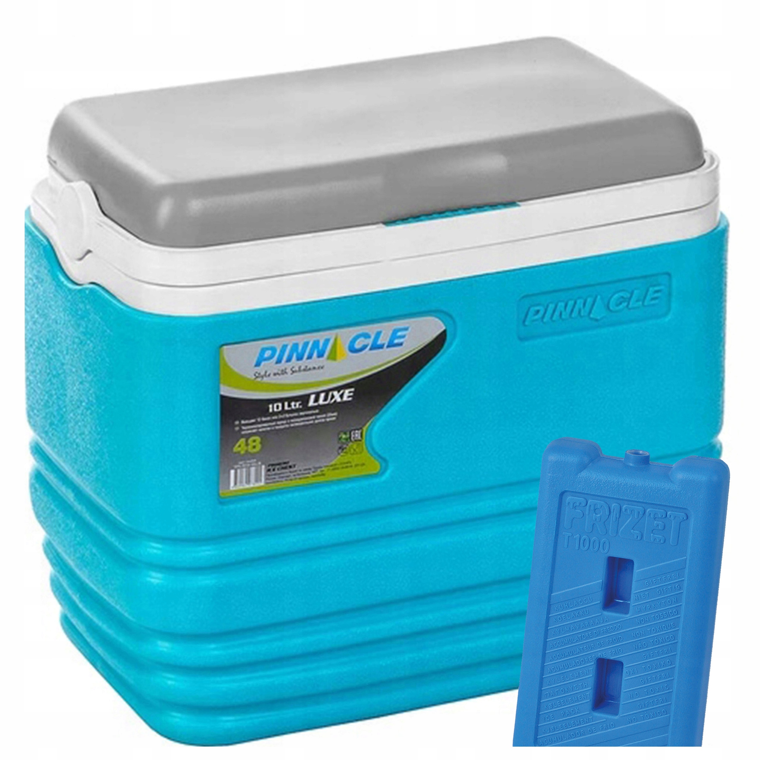 Sada turistické ledničky Pinnacle Tpx 7013 10L Tyrkysová +1 chladicí vložka