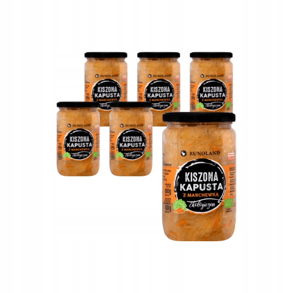 Kysané zelí s mrkví bio 680 g (410 g)