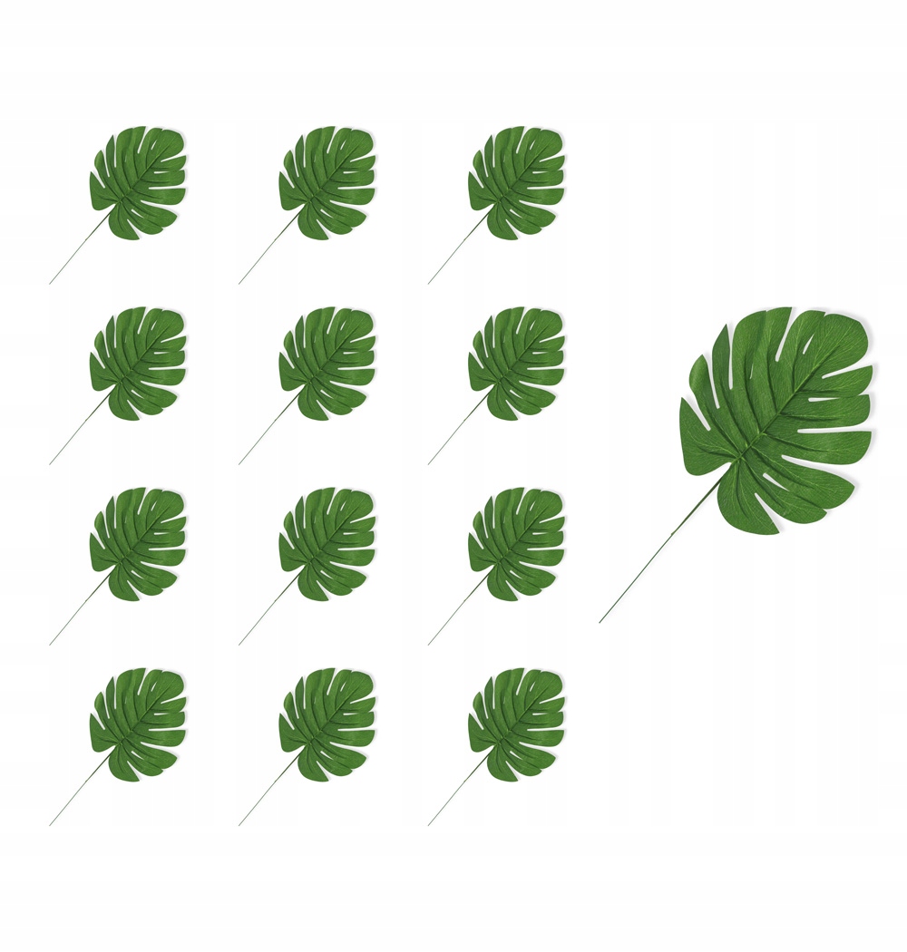 

Monstera liść 12 sztuk sztuczny do wiązanek