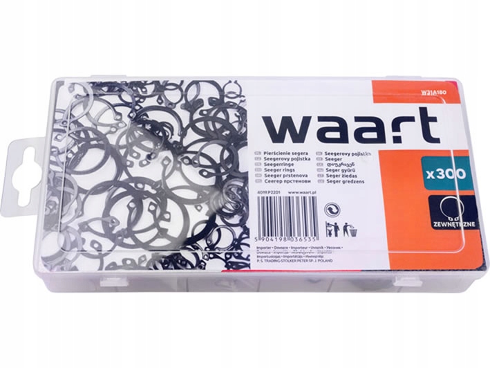 PIERŚCIENIE SEGERA OSADCZE ZEWNĘTRZNIE ZESTAW PIERŚCIENI 300el Kod producenta W31A180