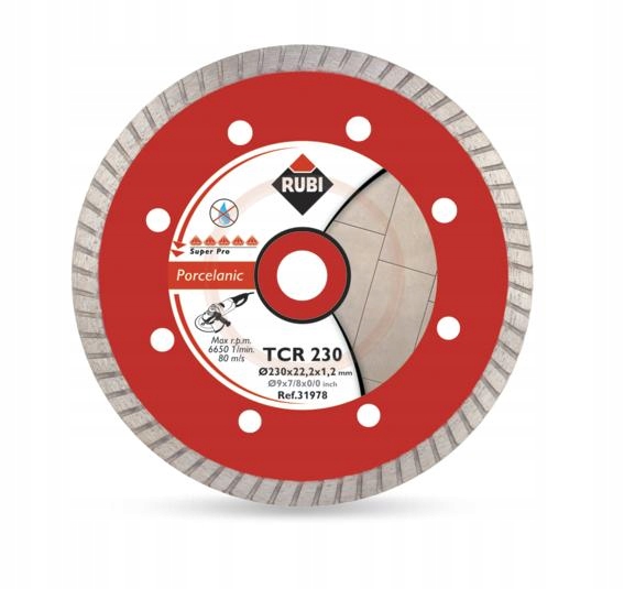 Rubi Diamantový Kotouč Tcr 125 Superpro Pro Porcelánový Gres