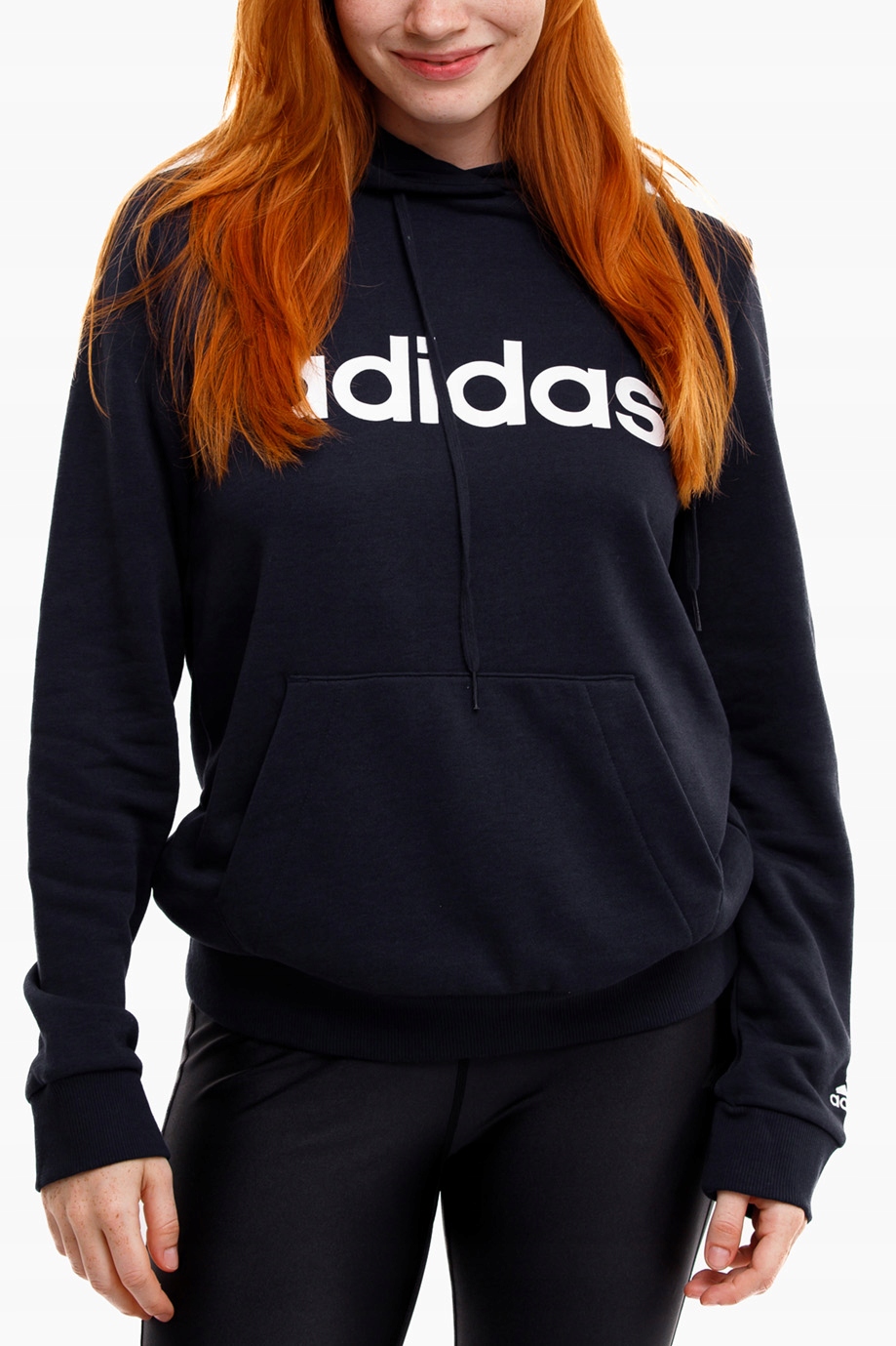 Mikina adidas Essentials s kapucí Bavlněná sportovní mikina vel M