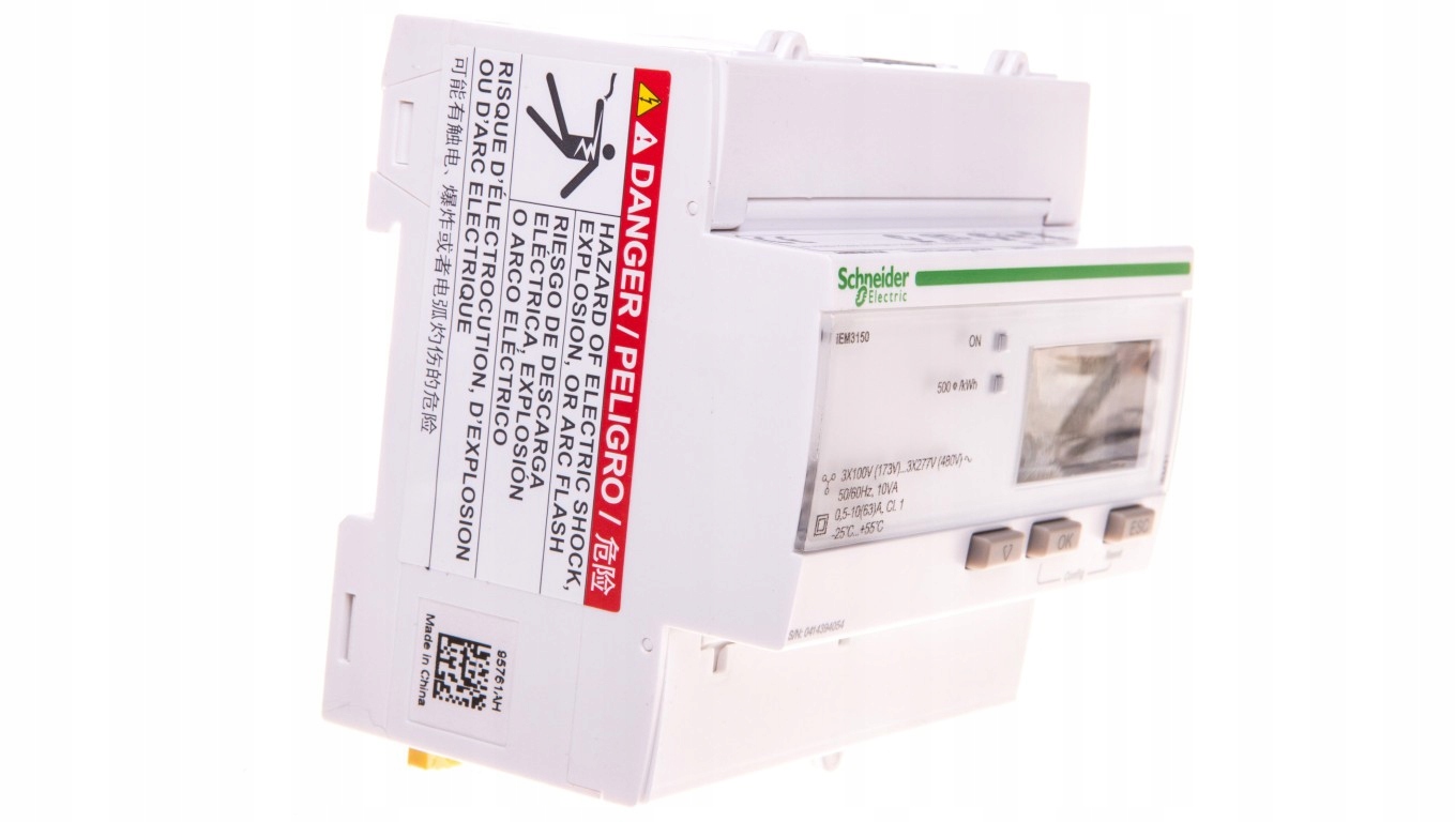 Licznik Energii 1/3-Faz. 63A Modbus Schneider iEM3150 Cyfrowy A9MEM3150