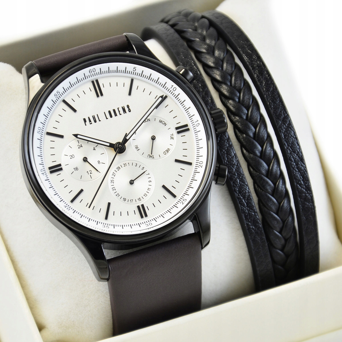 Sada pánských hodinek Paul Lorens Faber Náramek Box