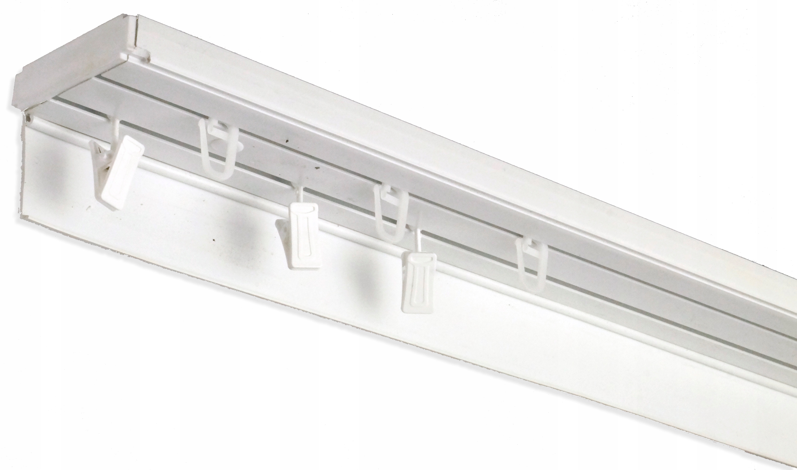 

Szyna sufitowa Pcv podwójna 450 cm kpl + Osłona