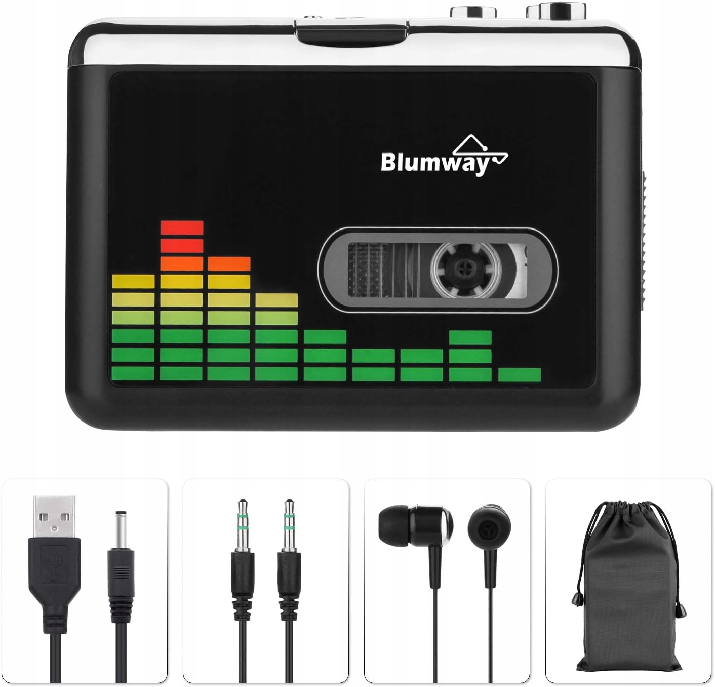 Kazetový přehrávač s Usb pro MP3 konvertorem