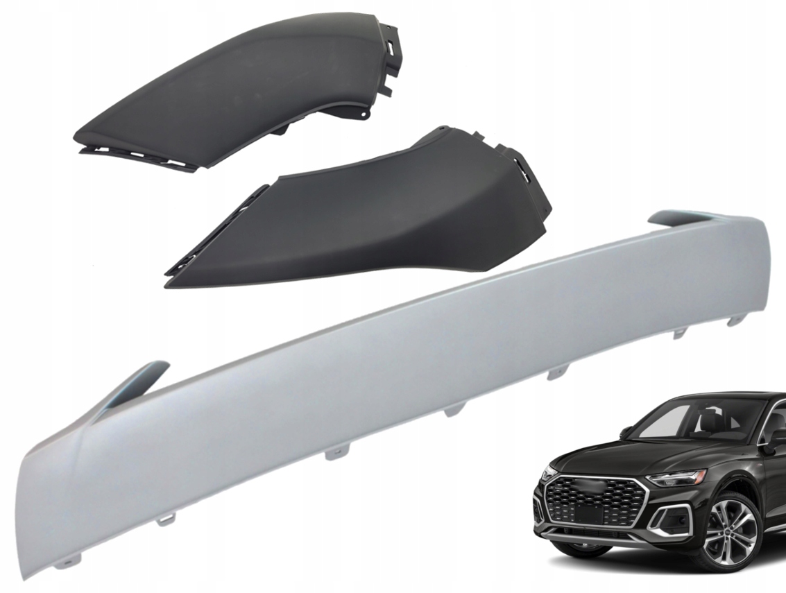 Spoiler Nárazníku L R Střed Audi Q5 80A Lift 20- Hokej Klokanka Levá Pravá