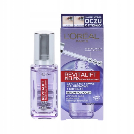 L'Oréal Paris Hialuronowy krem Nawilżajacy Pod Oczy Wypełniająca Kuracja Loreal