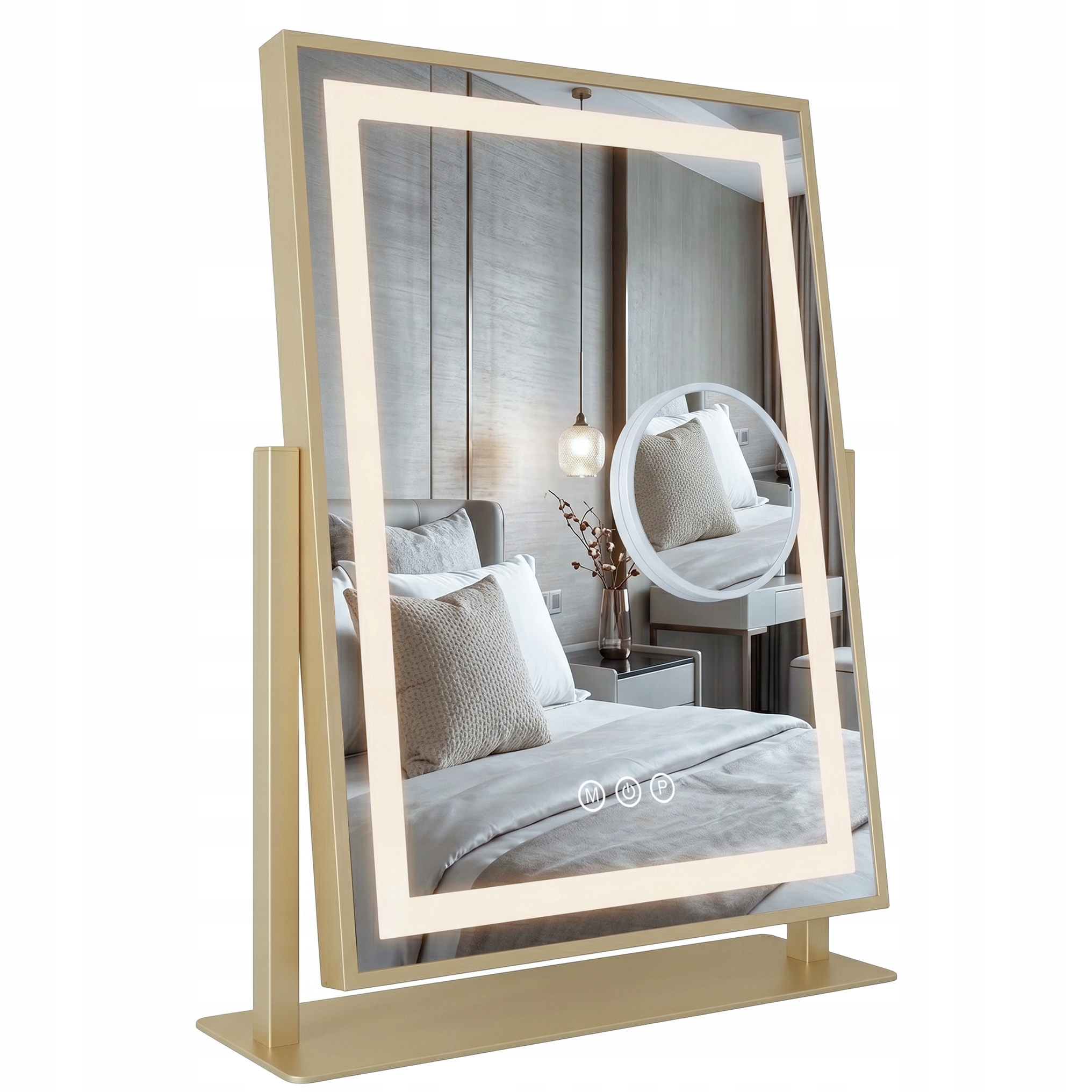 Rea Lustro Led Lumi 30X40 cm L.gold