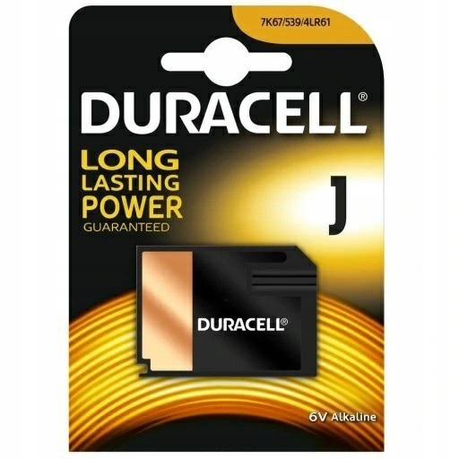 

Bateria alkaliczna Duracell 6V 7K67 4LR61 J 539