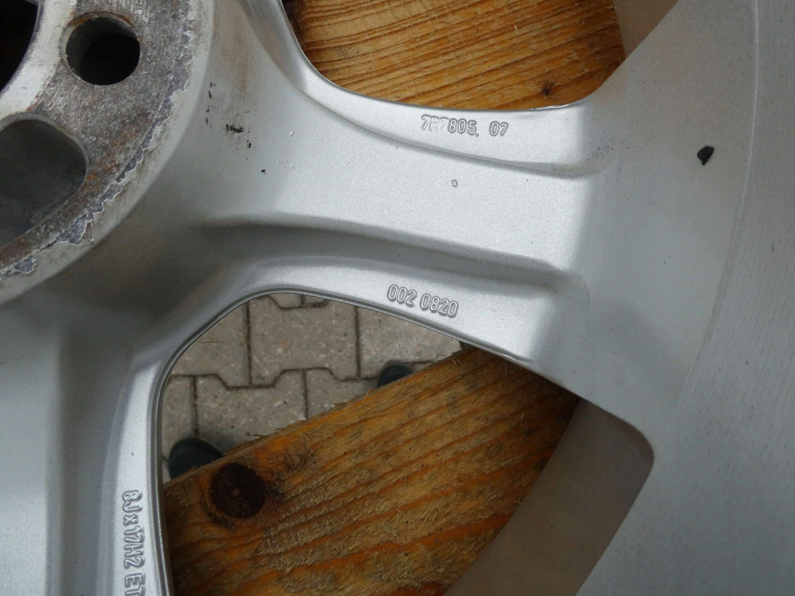 4X discs aluminium disc KBA 44427 RONAL VW 5X112