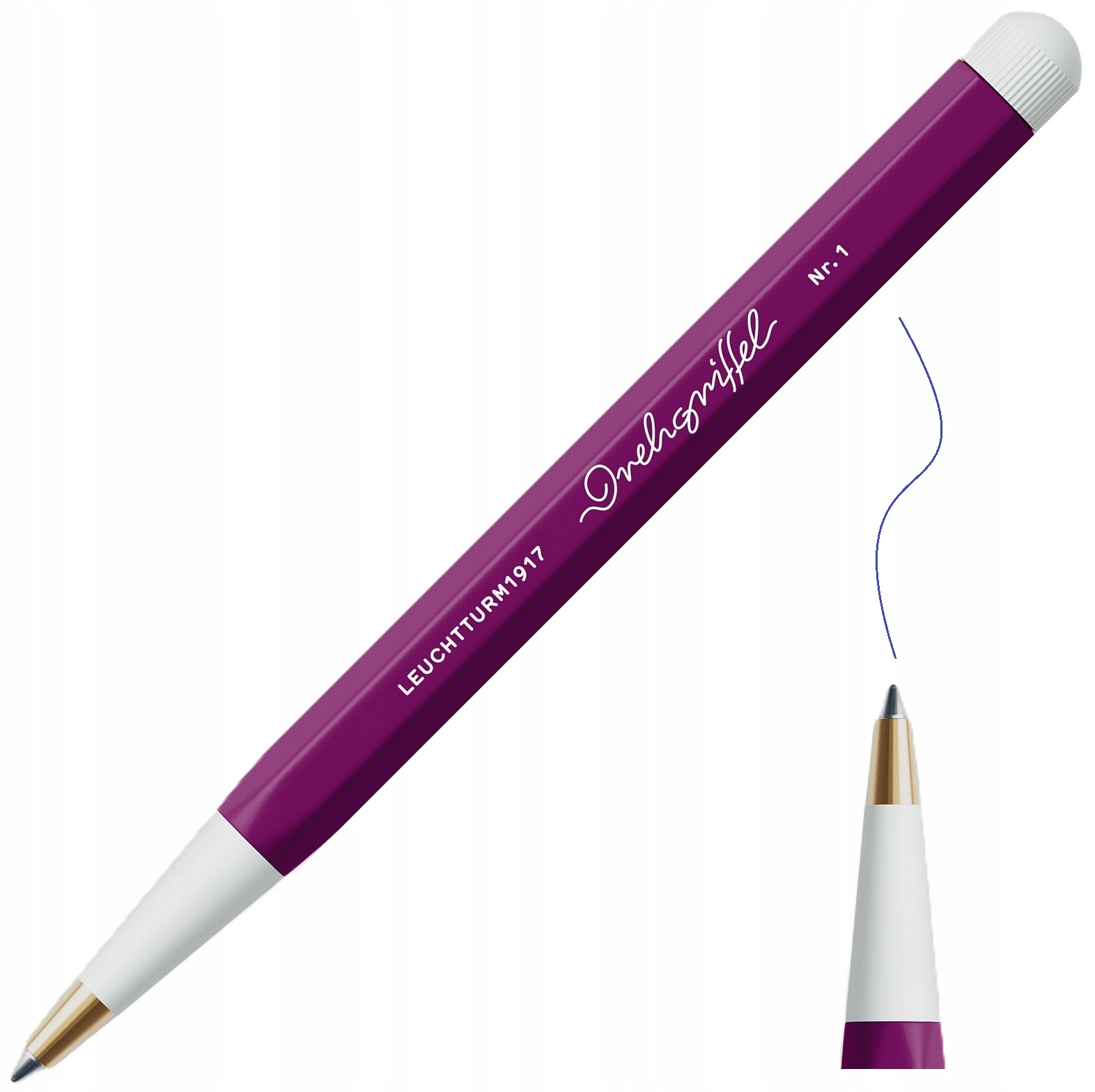 LEUCHTTURM1917 Długopis obrotowy twist na wkłady Drehgriffel Burgundy