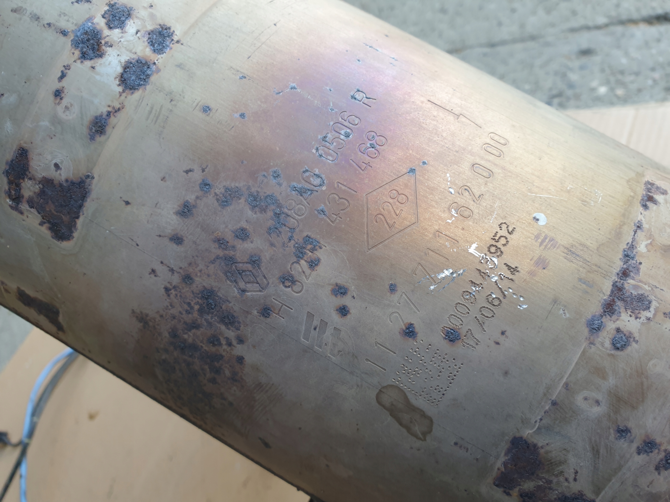 catalyst DPF 208A00506R RENAULT CLIO CAPTUR 1.5 DCI H8201431468