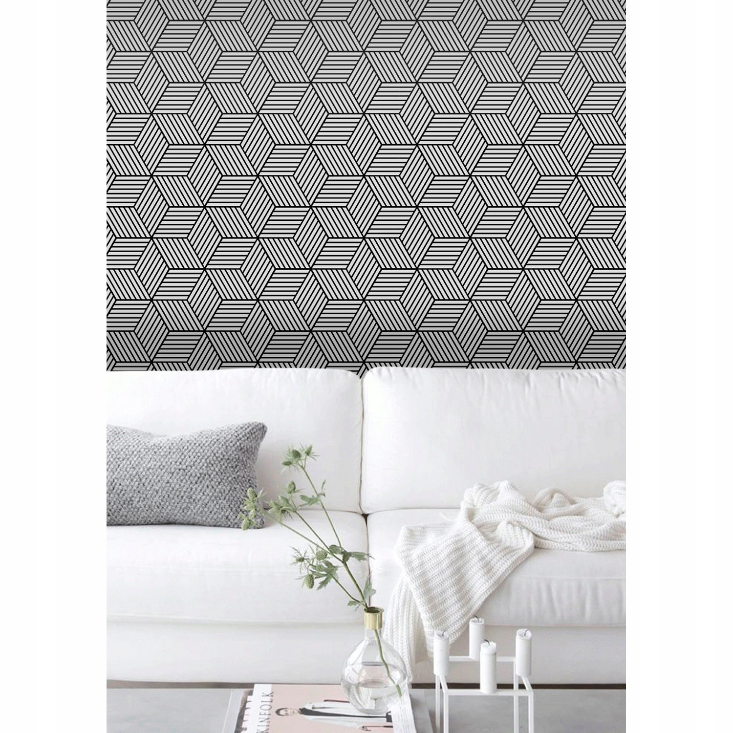 

Fototapeta na ścianę Geometryczne kostki 250x250cm