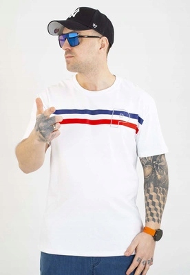 Tričko Patriotic P Double Line bílé