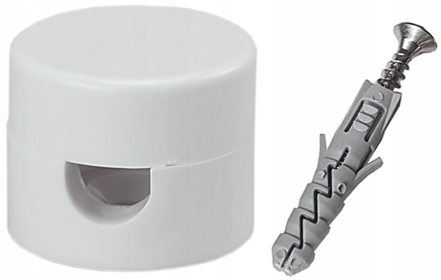 

biały uchwyt przewodu kabla w oplocie 3x1,5 6-11mm