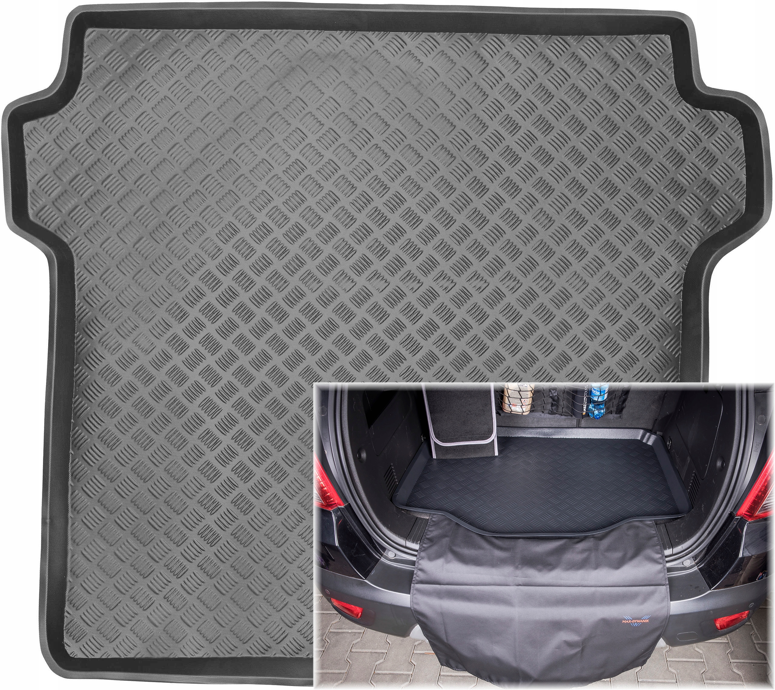 Fiat Doblo Maxi II Long 5os Rohož do kufru krytka MultiProtector