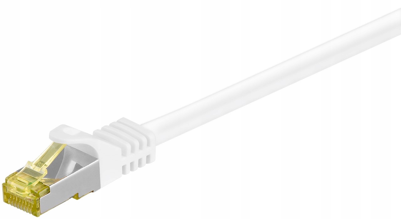

Kabel sieciowy CAT6A S/ftp z kab. CAT7 biały 0.25m