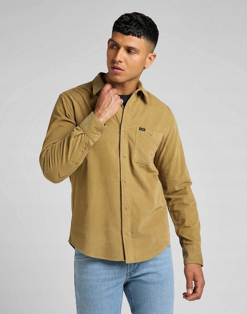 Pánská košile Lee Lee Sure Shirt Ammonite L66NMR85 5XL
