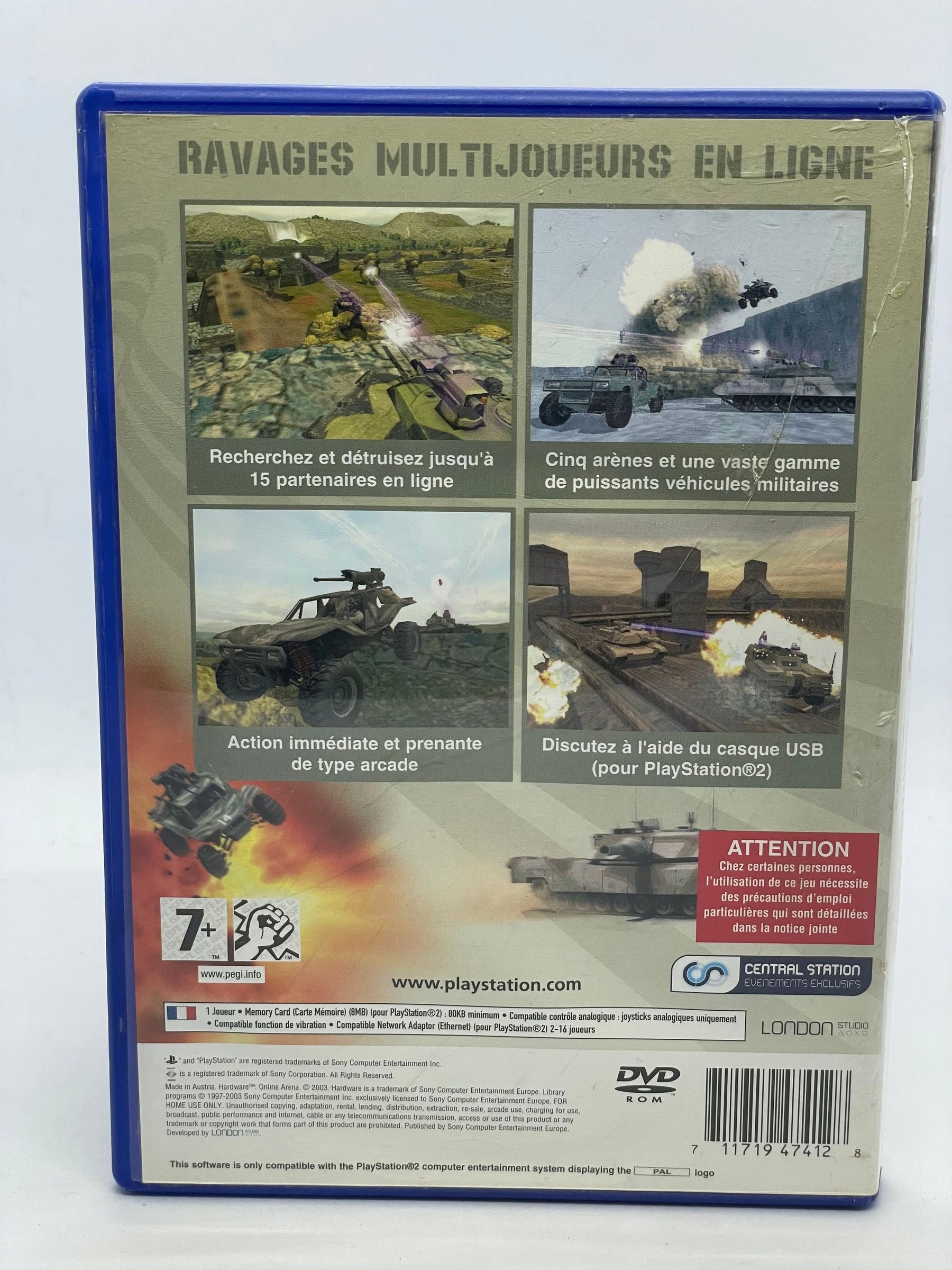 Gra Hardware Online Arena PS2 Tematyka gry akcji