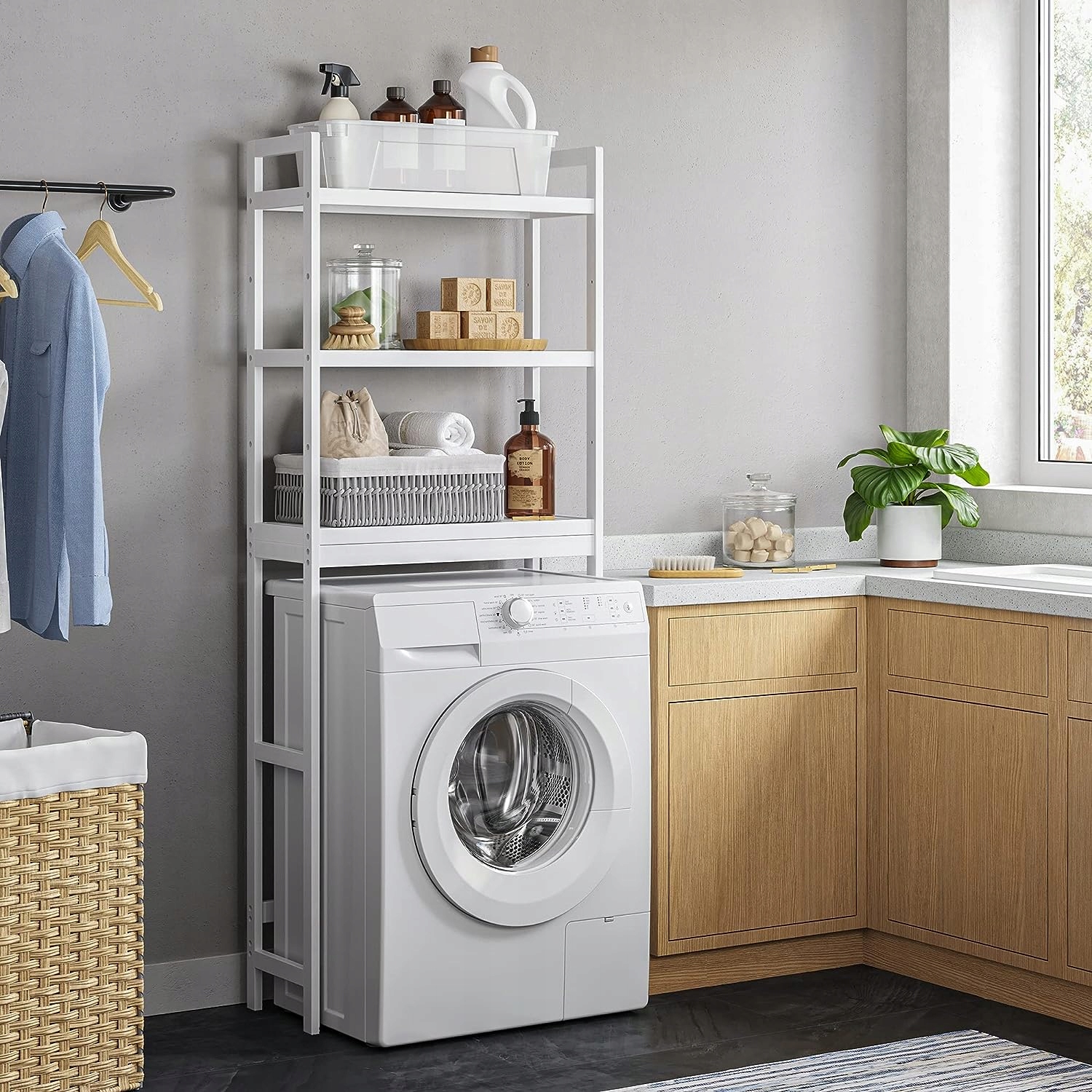 PÓŁKA SZAFKA STOJAK ŁAZIENKOWY REGAŁ ORGANIZER 163 Kod producenta PÓŁKA SZAFKA STOJAK REGAŁ BTS01WT