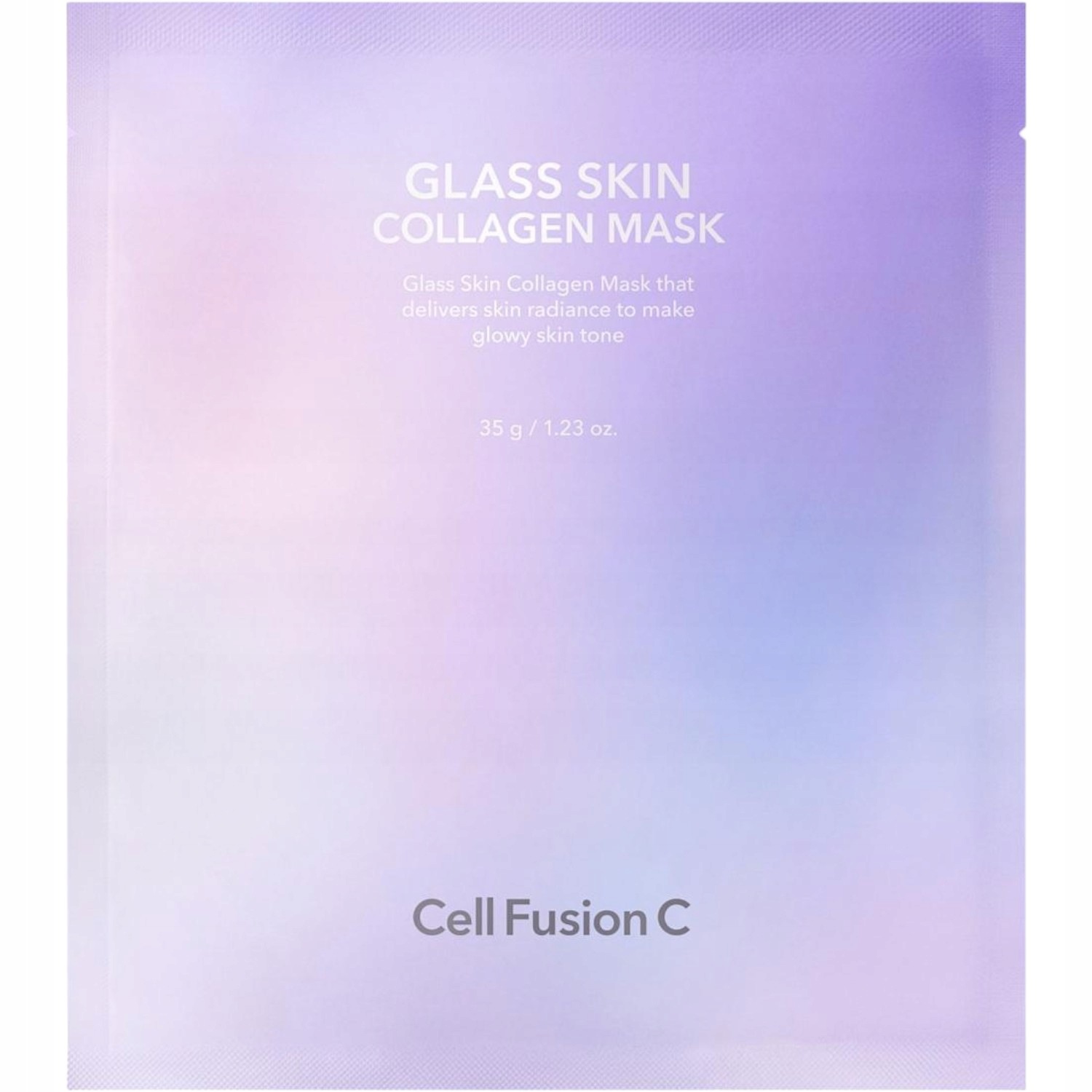 Cell Fusion C Glass Skin Collagen, Wygładzająca maska kolagenowa z