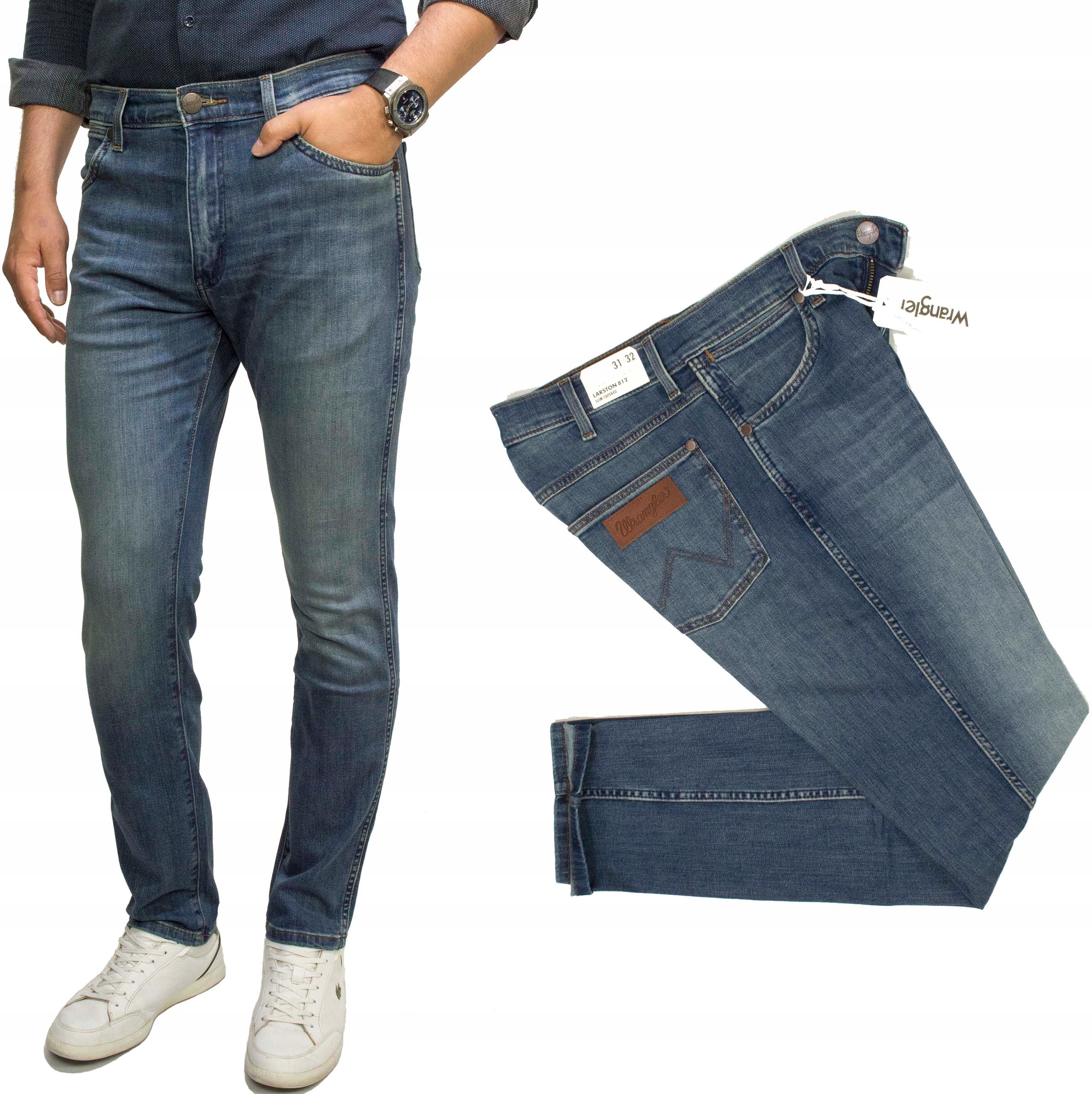 Wrangler Larston Trail pánské džíny Slim zúžené W40 L34