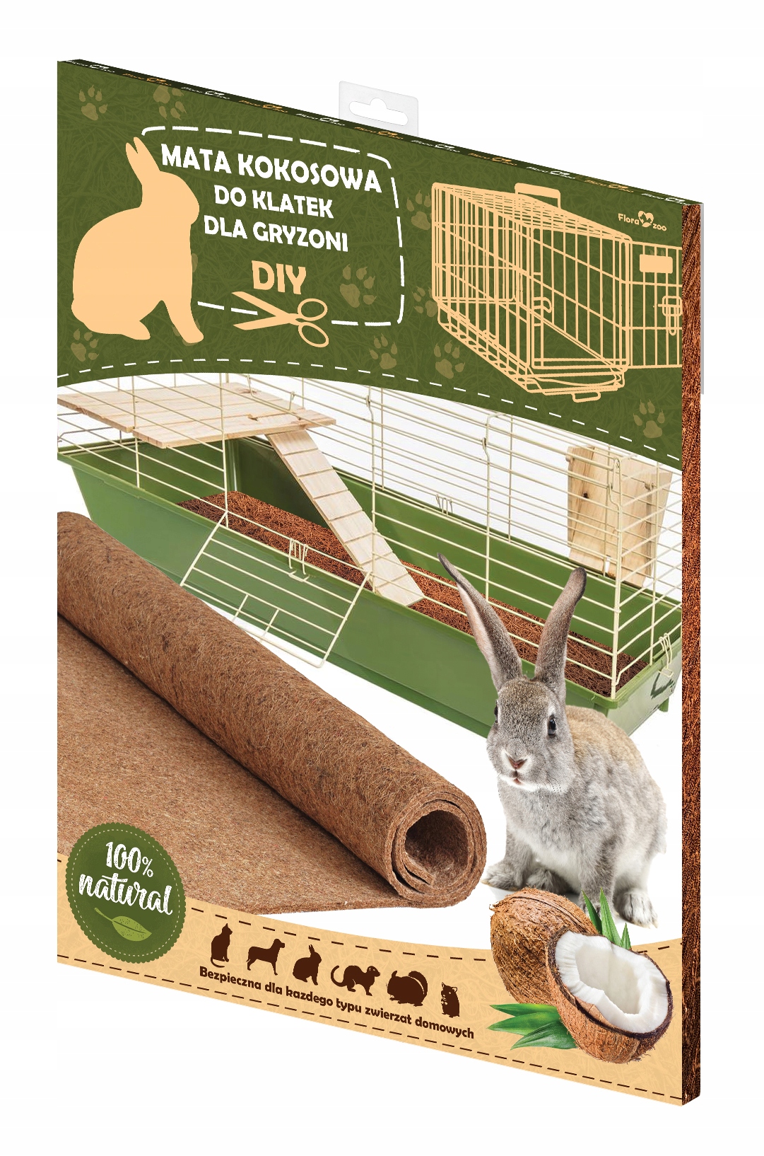 MATA PODŁOŻE JAK ŻWIREK DO KLATEK DLA GRYZONI XXL Marka Florazoo