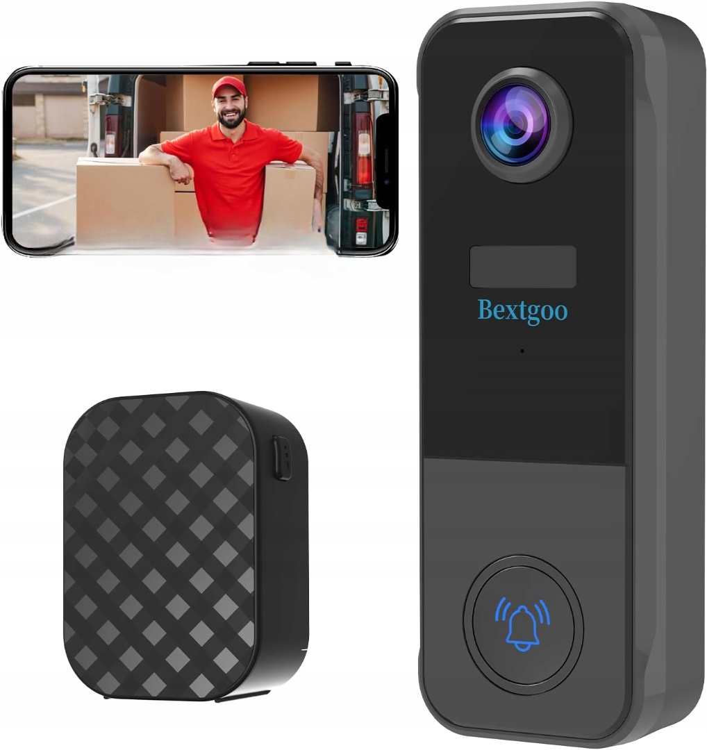 Videovrátnik Bezdrôtový Bextgoo Smart Home Zvonček Video Domofón