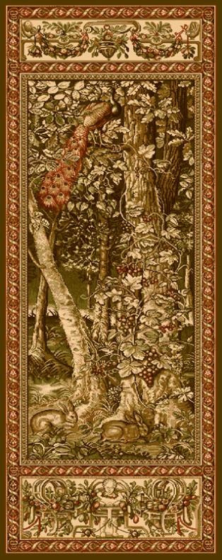 Dywan 66x166 cm zielony do salonu 100% wełna gęsty prostokątny Agnella